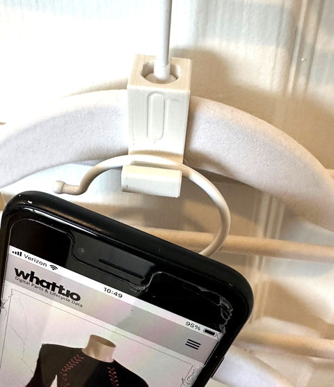 Hanger clips incl whatt.io NFC tag US version