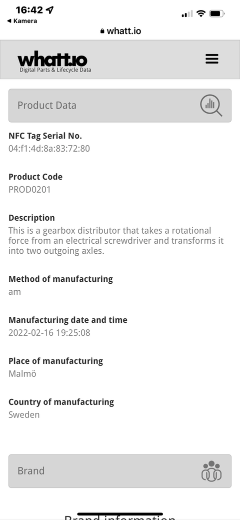 whatt.io NFC programming tool - APP for Apple IoS