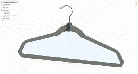Hanger clips incl whatt.io NFC tag US version