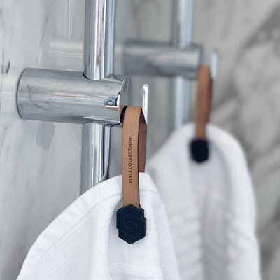 Towel loop clips set icon black/nude