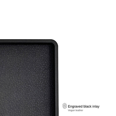 Trays with inlay - black 1