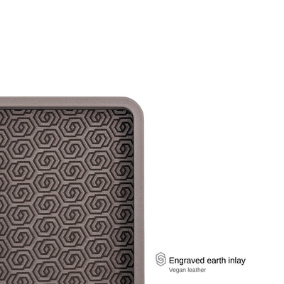 Trays with inlay - earth