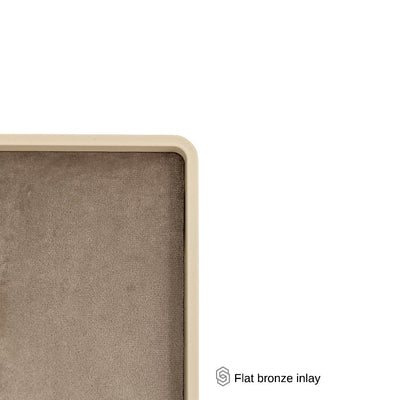 Trays with inlay - camel