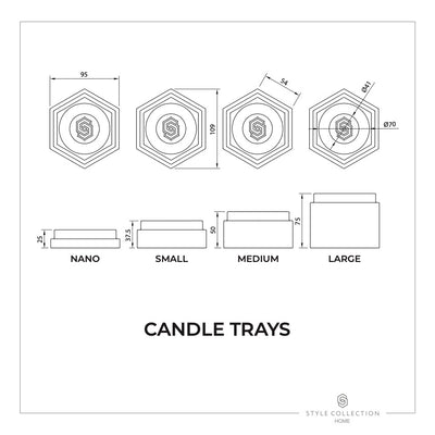 Geneva candle holder - Earth