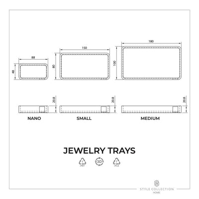 Tray with inlay - earth 2