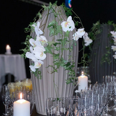 Table vase Yin - Dark grey