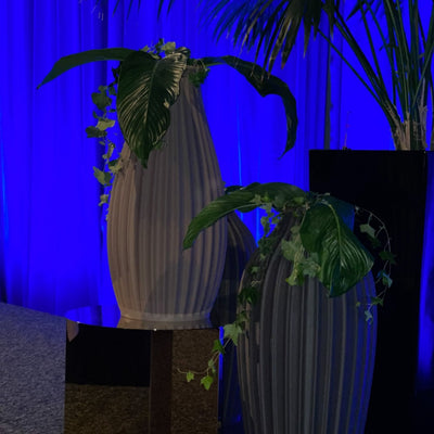 Rome Floor vase Yang - Dark Grey