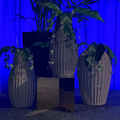 Rome Floor vase Yang - Dark Grey