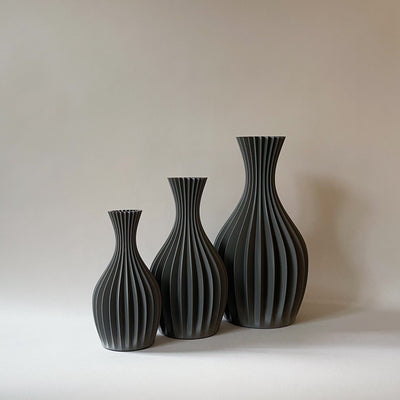 Table vase Sprout - Dark grey