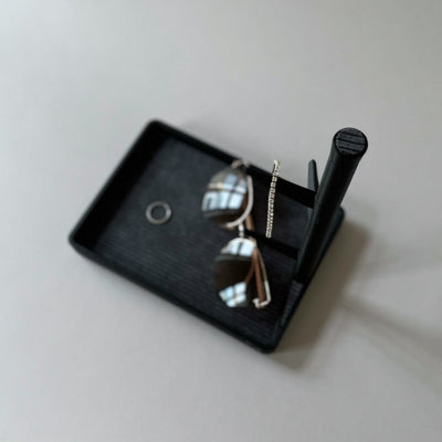 Tree tray with inlay - black 4