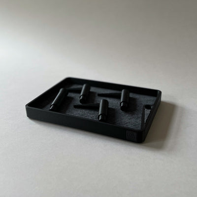 Tree tray with inlay - black 4