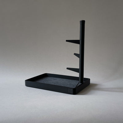 Tree tray with inlay - black 4