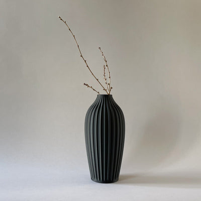 Table vase Yin - Black