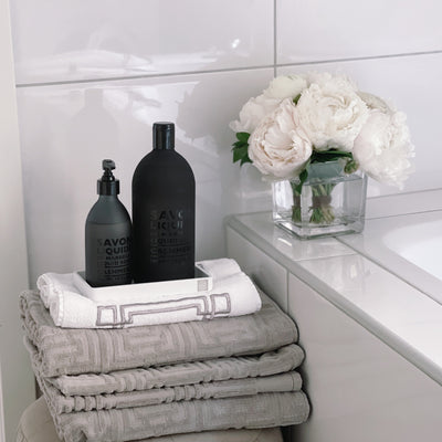 Tray with inlay - white 1