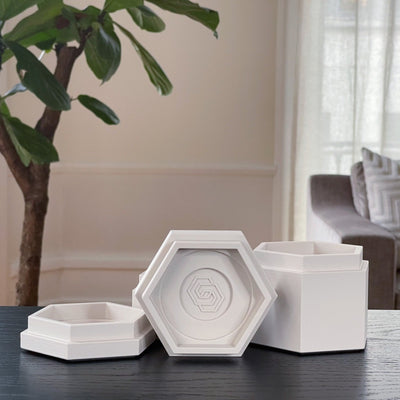 Geneva candle holder - Beige