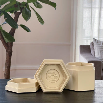 Geneva candle holder - Camel