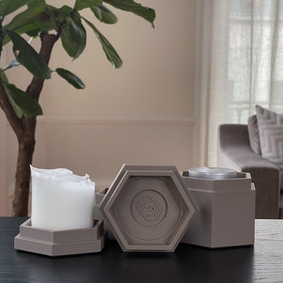 Geneva candle holder - Earth