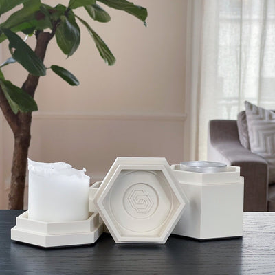 Geneva candle holder - Sand