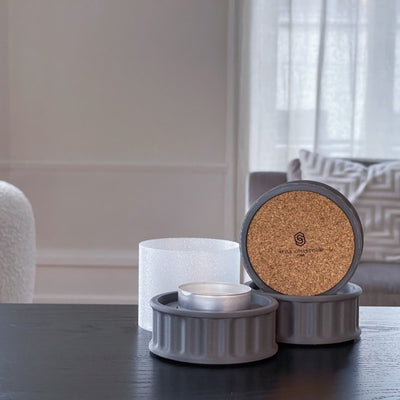 Rome candle holder - Dark Grey