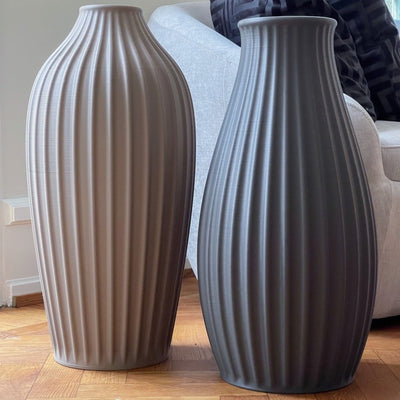 Rome Floor vase Yang - Dark Grey