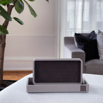 Tray with inlay - earth 2