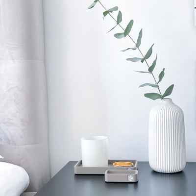 Trays with inlay - earth