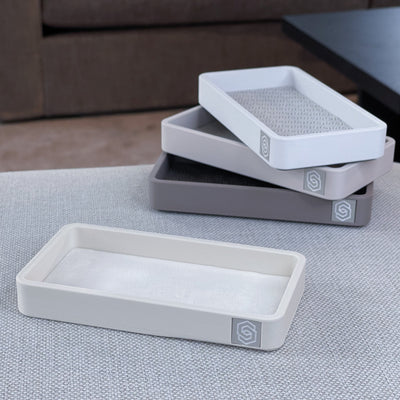 Trays with inlay - sand 1